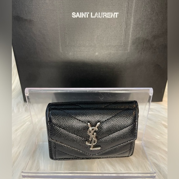 Yves Saint Laurent Bags Ysl Cassandra Mini Trifold Wallet Monogram